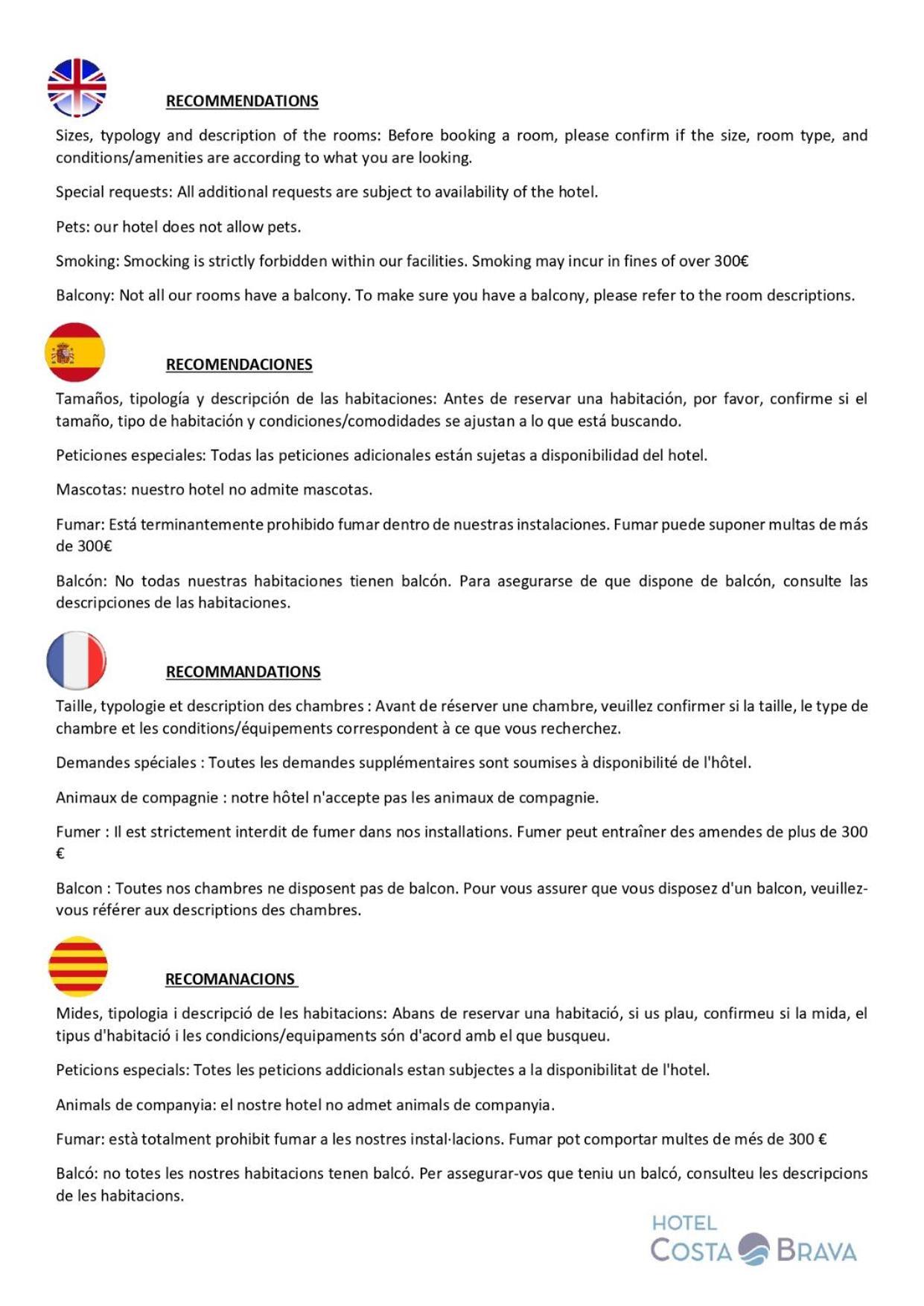 Hotel Costa Brava 로지즈 외부 사진